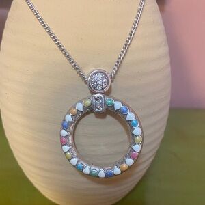 Brighton Multicolor Circle Pendant Necklace